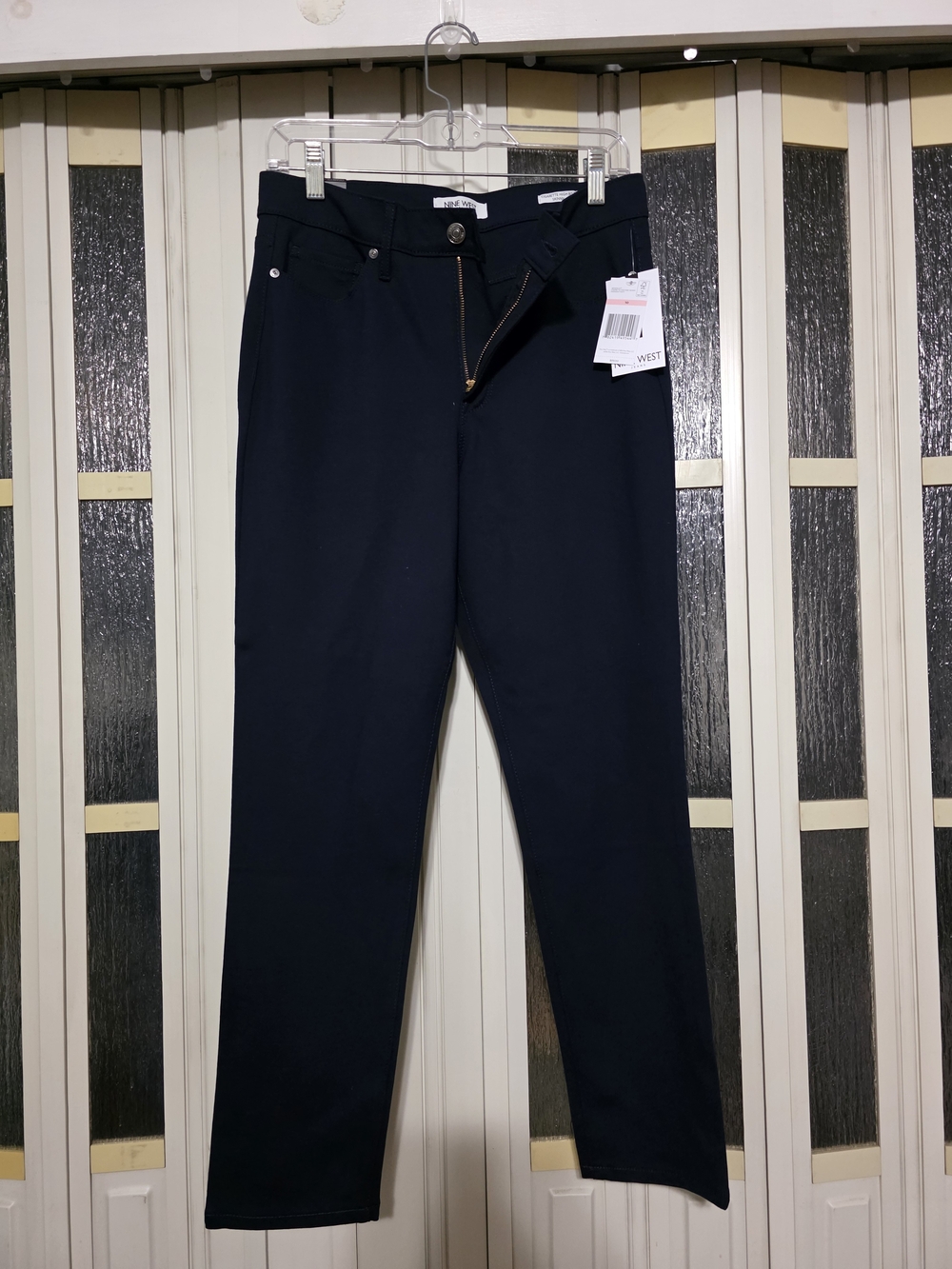 Nine West Women's Navy Straight-Leg Pants